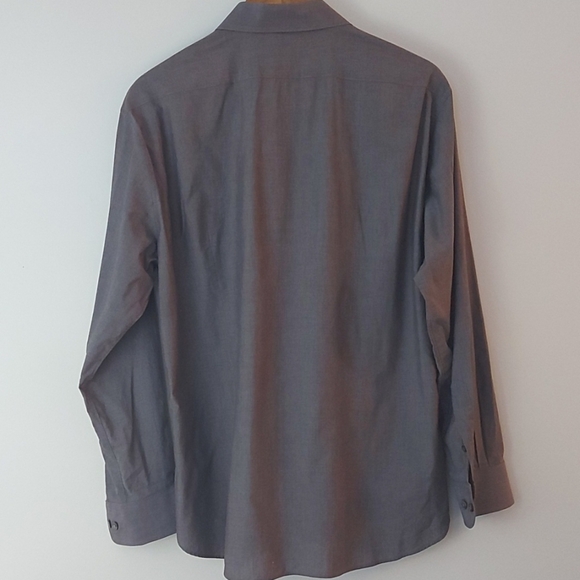 NWOT John Varvatos Button Down Shirt Gray Size 16.5 - Picture 2 of 6